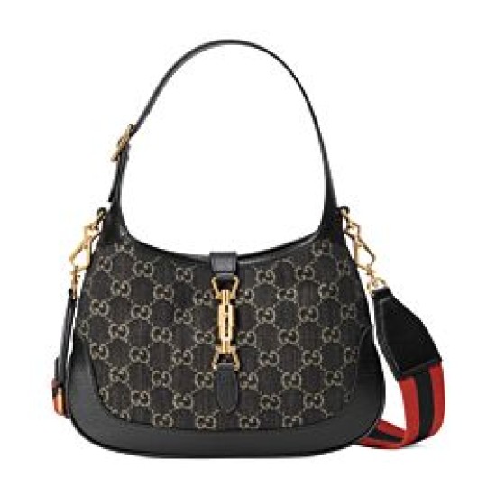 Replica Gucci Jackie 1961 Pequeño Bolso De Hombro 678843 Negro Baratos Imitacion