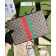 Replica Gucci Tiger Pouch 688378 Café oscuro Baratos Imitacion