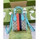 Replica Mini bolso tote Gucci Tiger GG 671623 azul claro Baratos Imitacion