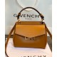 Replica Givenchy Mini Bolso Mystic De Cuero Con Asa Superior Café Baratos Imitacion