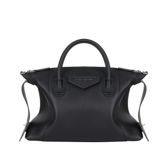 Replica Bolso Suave Antigona Pequeño De Givenchy En Cuero Liso Negro Baratos Imitacion