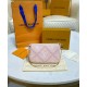 Replica Accesorios Mini Pochette Louis Vuitton M81140 Rosa Baratos Imitacion