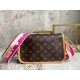 Replica Louis Vuitton Diane Satchel Lona Monogram M46049 Baratos Imitacion