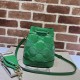 Replicas Bolso bombonera Gucci GG Matelassé 728231 Verde Baratos