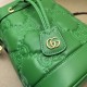 Replicas Bolso bombonera Gucci GG Matelassé 728231 Verde Baratos