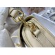 Replicas Bolso Dior Bobby East-West Box Piel de becerro Beige Baratos