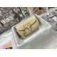 Replicas Bolso Dior Bobby East-West Box Piel de becerro Beige Baratos