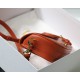 Replicas Dior Bobby East-West Bag Box Piel de becerro naranja Baratos