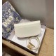 Replicas Dior Bobby East-West Bag Box Piel de becerro blanca Baratos