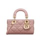 Replicas Bolso Christian Dior Micro Lady d-Joy Milk Charol Cannage Calf Rosa Baratos