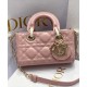 Replicas Bolso Christian Dior Micro Lady d-Joy Milk Charol Cannage Calf Rosa Baratos