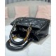 Replicas Bolso tote Christian Dior Small Lady 95.22 negro Baratos