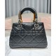 Replicas Bolso tote Christian Dior Small Lady 95.22 negro Baratos