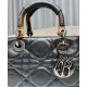 Replicas Bolso tote Christian Dior Small Lady 95.22 negro Baratos