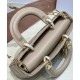 Replicas Bolso Christian Dior Small Lady D-Joy Milk Charol Cannage Calf Albaricoque Baratos