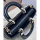 Replicas Christian Dior Small Lady Bag D-Joy Milk Charol Cannage Calf Negro Baratos