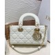 Replicas Christian Dior Small Lady D-Joy Bag Latte Charol Cannage Calfskin Crema Baratos