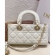 Replicas Christian Dior Small Lady D-Joy Bag Latte Charol Cannage Calfskin Crema Baratos