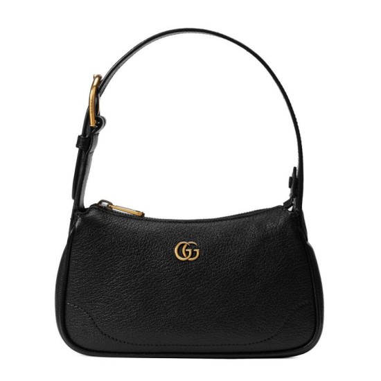 Replicas Bolso De Hombro Gucci Aphrodite Con Doble G 739076 Negro Baratos