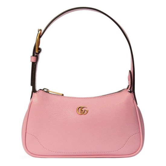 Replicas Bolso De Hombro Gucci Aphrodite Con Doble G 739076 Rosa Baratos