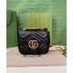 Replicas Gucci GG Marmont mini bolso de hombro 739682 negro Baratos