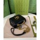 Replicas Gucci GG Marmont mini bolso de hombro 739682 negro Baratos