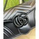 Replicas Gucci GG Marmont bolso de hombro 734814 negro Baratos