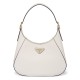 Replicas Prada Bolso bandolera de piel 1BC179 Crema Baratos