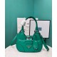 Replicas Bolso Prada Moon acolchado en napa 1BA381 Verde Baratos