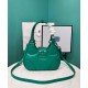 Replicas Bolso Prada Moon acolchado en napa 1BA381 Verde Baratos