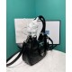 Replicas Bolso Prada Moon acolchado en napa negra 1BA381 Baratos