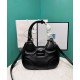 Replicas Bolso Prada Moon acolchado en napa negra 1BA381 Baratos