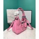 Replicas Bolso Prada Moon Padded Nappa-cuero 1BA381 Rosa Baratos