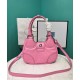 Replicas Bolso Prada Moon Padded Nappa-cuero 1BA381 Rosa Baratos