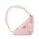 Replicas Minibolso de piel de oveja Prada 1BC543 Rosa Baratos