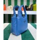 Replicas Prada Bolso Prada pequeño acolchado en piel de napa suave 1BA359 Azul Baratos