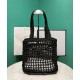 Replicas Bolso Prada pequeño en rafia negra 1BG444 Baratos