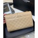 Replicas Bolso YSL Saint Laurent Envelope pequeño en piel repujada granulado color albaricoque Baratos