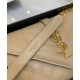 Replicas Bolso YSL Saint Laurent Envelope pequeño en piel repujada granulado color albaricoque Baratos