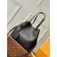 Replicas Bolso Louis Vuitton Blossom MM en cuero Mahina negro M21851 Baratos