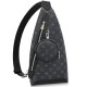 Replicas Bolso bandolera Louis Vuitton Duo en lona Monogram Eclipse M30936 Baratos