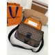 Replicas Bolso Louis Vuitton Archy Messenger MM en lona Monogram Macassar M46328 Baratos