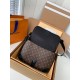 Replicas Bolso Louis Vuitton Archy Messenger MM en lona Monogram Macassar M46328 Baratos