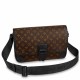 Replicas Bolso Louis Vuitton Archy Messenger MM en lona Monogram Macassar M46328 Baratos