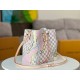 Replicas Bolso Louis Vuitton Neonoe MM en lona Damier Azur N40474 Baratos