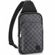 Replicas Bolso bandolera Louis Vuitton Avenue en lona Damier Graphite N45302 Baratos