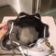 Replicas Bolso Fendi Mon Tresor Mini Bucket Impreso Blanco Baratos