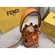 Replicas Bolso bombonera Fendi Mon Tresor Mini naranja Baratos