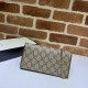 Replicas Bolso Gucci 621888 GG-Supreme Canvas Horsebit 1955 Bolso con cadena Baratos