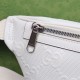 Replicas Gucci Jumbo GG riñonera pequeña 658582 Blanco Baratos